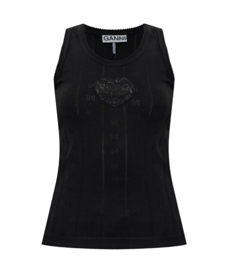 Pointelle Tank Top